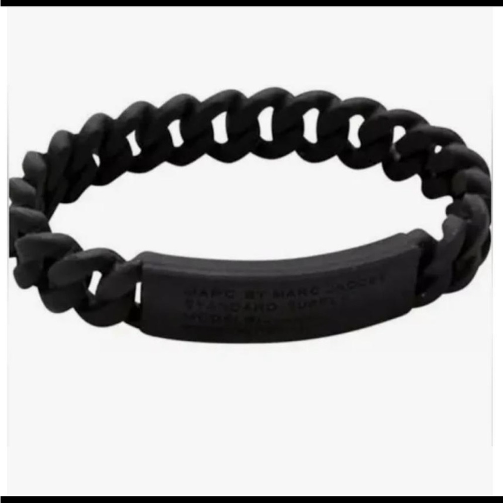 Marc Jacobs Black Braided Bracelet new